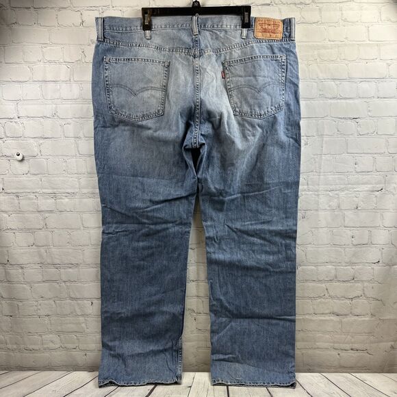 Levi's 559 Jeans Mens‎ 44x32 Relaxed Fit Straight Medium Wash Blue Stretch Denim - Picture 6 of 15